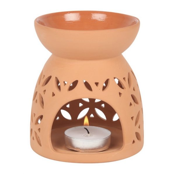 Wax burner ceramic terracotta effect – Taylor Kate Candles, Kings Langley – TK-B005